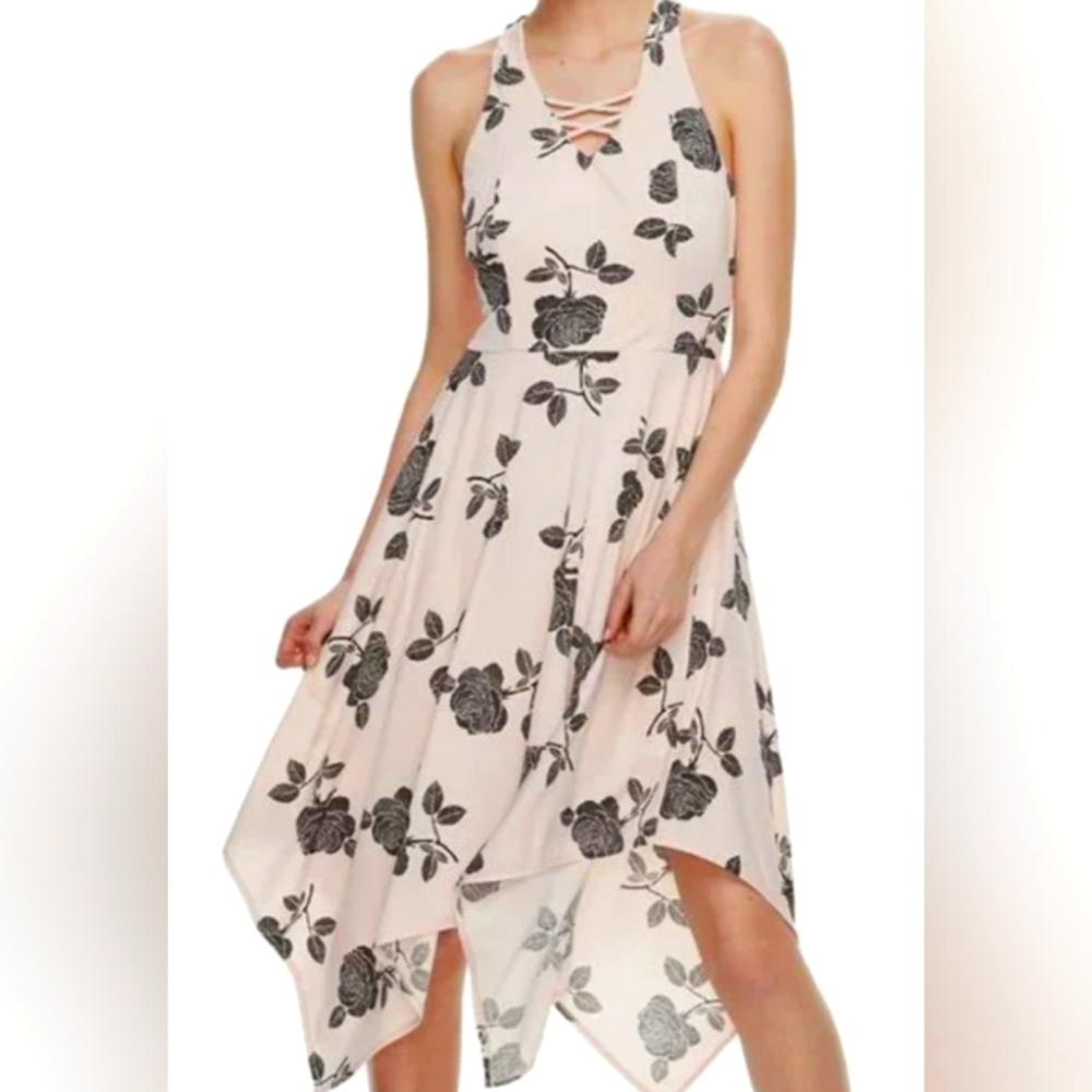 Pink Floral Dress